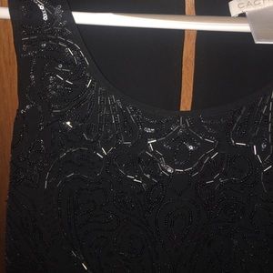 Great black sequin top